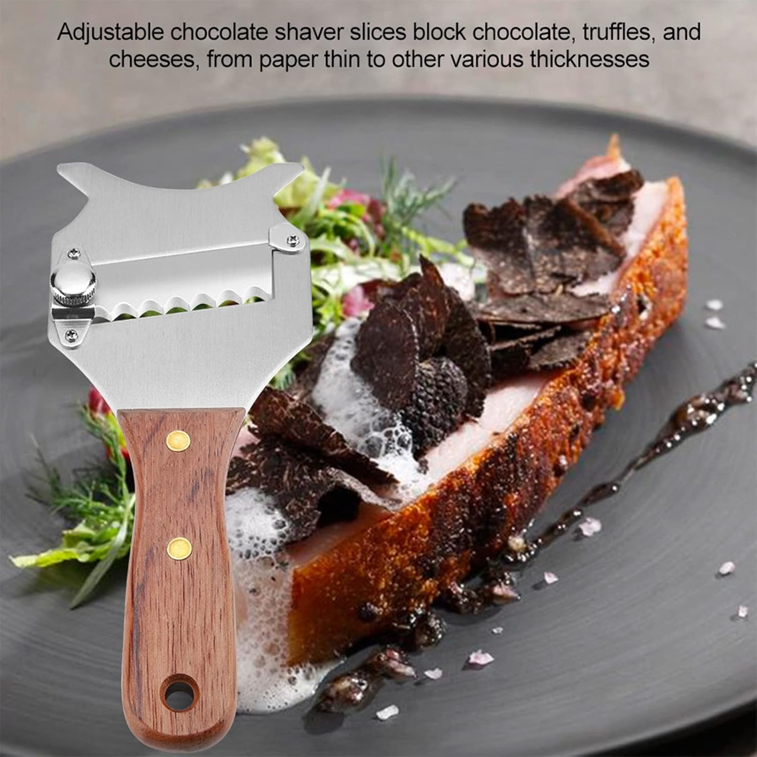 Chocolate Chocolate Cheese with Adjustable Stainless Stainless Steel for 18/8 Steel Kitchen Gadget Adapted to the Decoration of Bakery Products image number 3