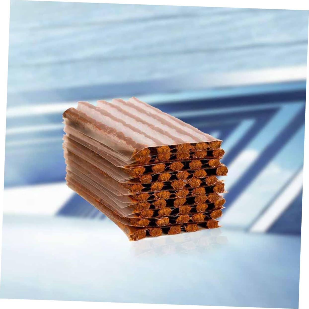 Parliky 60Pcs Tubeless Tire Repair Strips Car Seal Tape with Butyl for Quick Puncture Fix Flexible and Durable Automotive Wheel Tire Repair Tool Kit image number 2