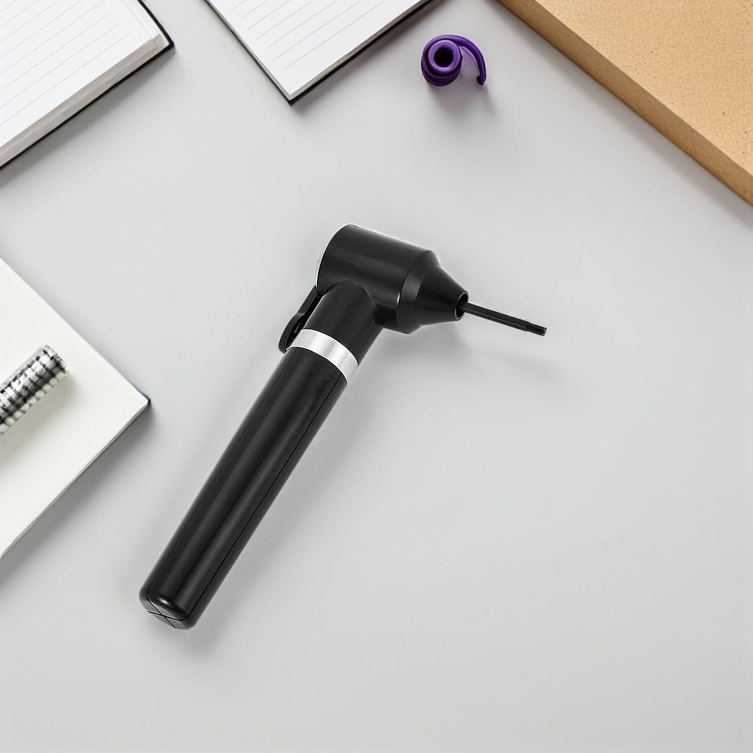 TEHAUX Pigment Mixer Ink Mixer Black Manual Agitator for Eyebrow Lip Eyeliner Tattoo Cosmetic Makeup with 5 Mixing Sticks Suitable for Microblading and Cosmetic Coloring image number 3