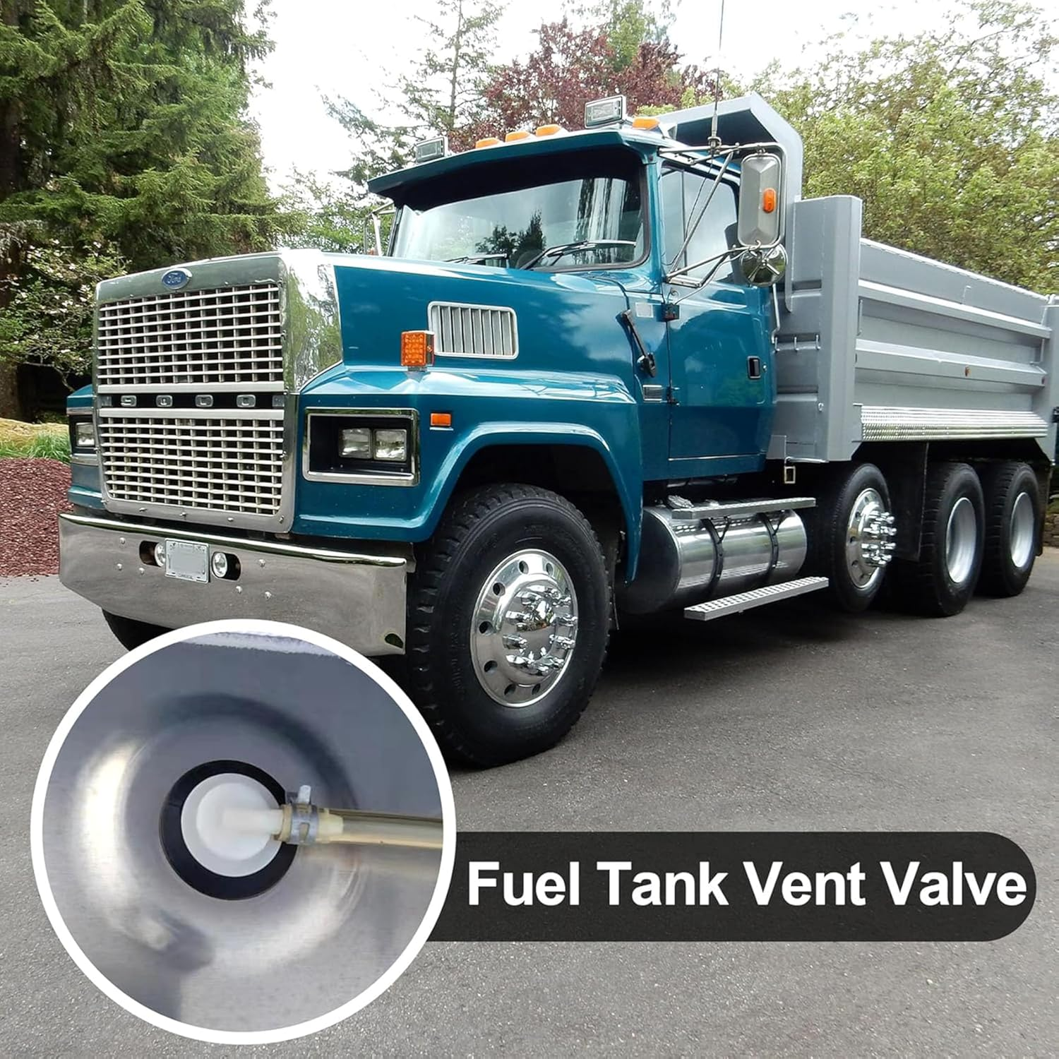 2 Pcs Tank Exhaust Valves with Sealing Sleeves,Gas Tank Vent Rollover Gasoline Tank Exhaust Valve,Vent Plug Vent Hole Return Vent Pipe,Replaces 5360058 911060 ﻿