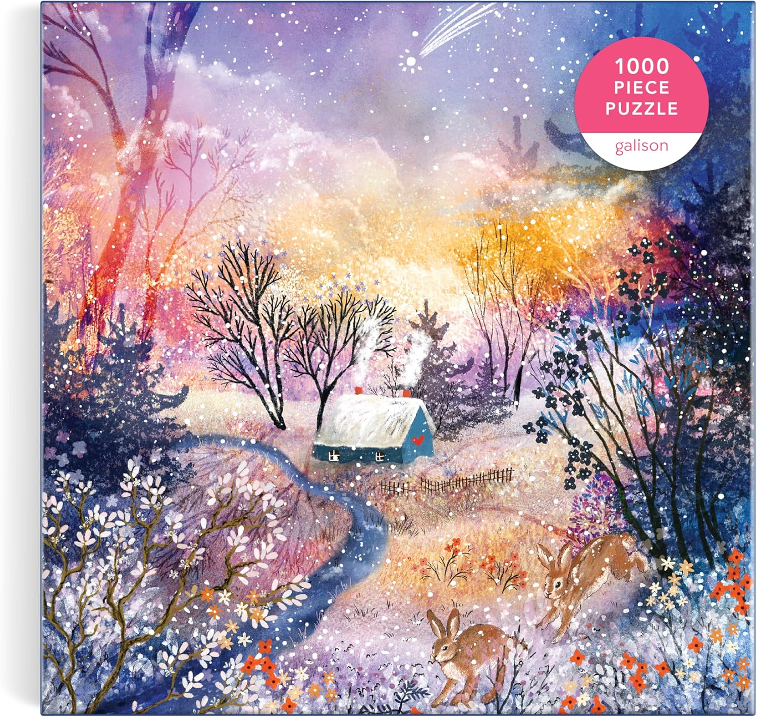 Galison 9780735382558 Enchanted Snowfall Puzzle (1000-Pieces) image number 3