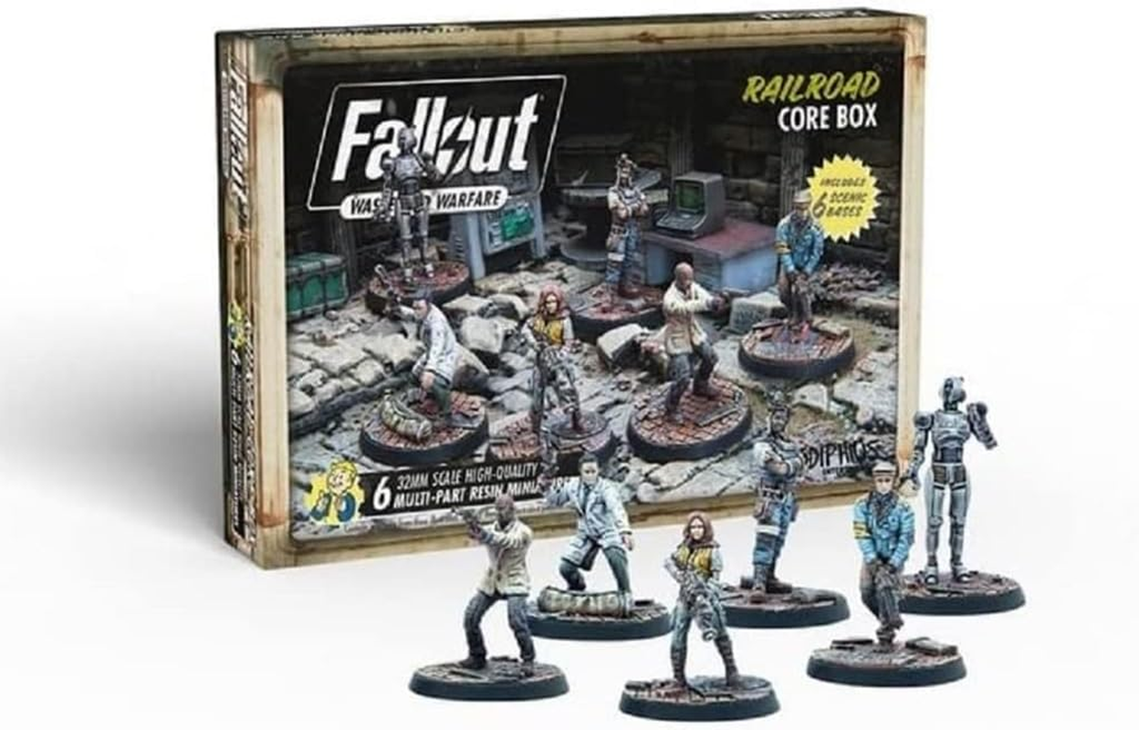 Modiphius Entertainment Fallout: Wasteland Warfare Railroad Core Box