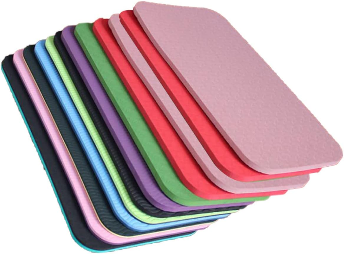 Outanaya 12Pcs Yoga Knee Pads Thicken Yoga Cushion for Sitting and Kneeling Lightweight and Portable Cushion for Sports and Outdoor Use Random Colors image number 1