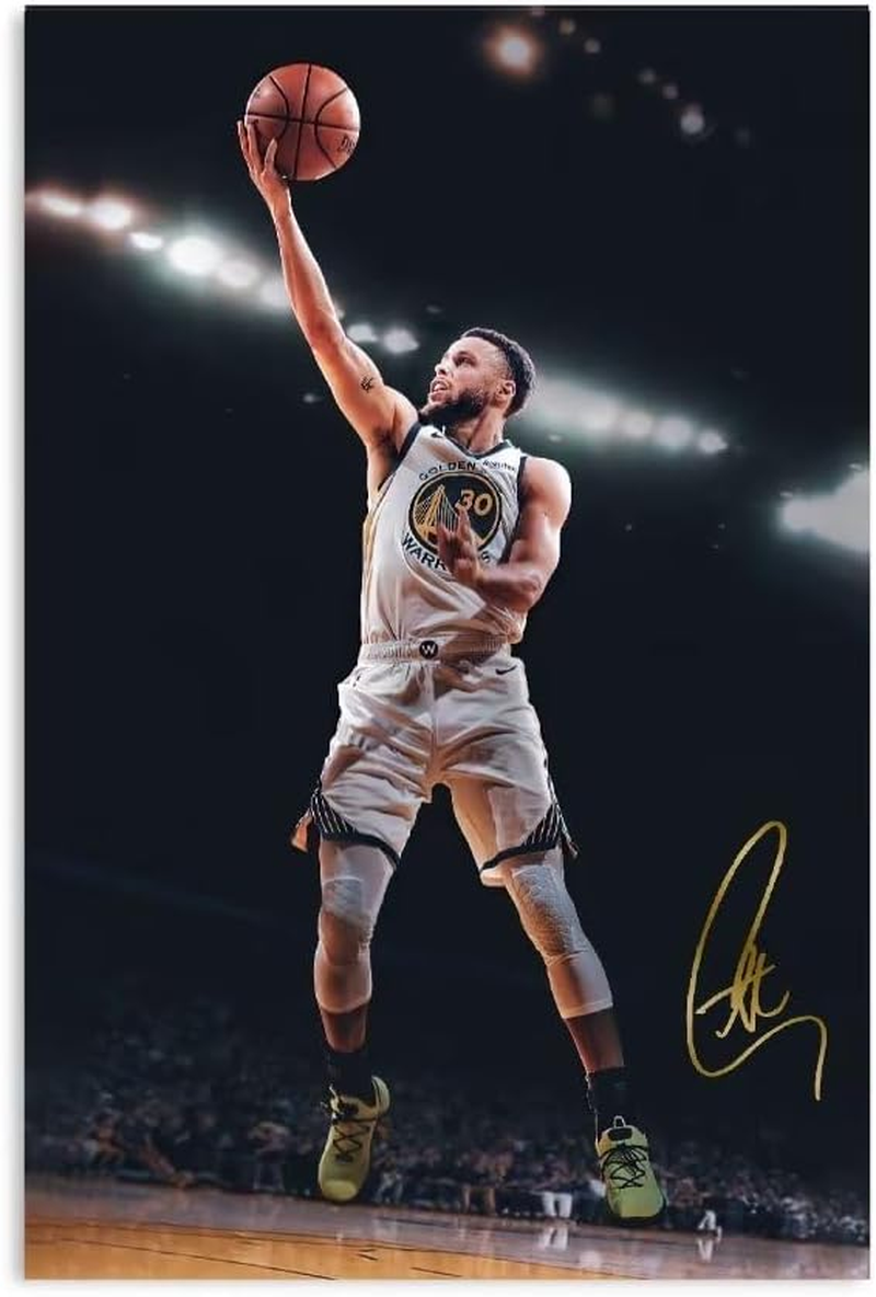 JADESA Stephen Curry Poster 12X18Inches Unframed Inspiring Wall Art Fashionable Design for Aesthetic Room Decor Trendy Artwork Basketball Poster Steph Curry image number 3