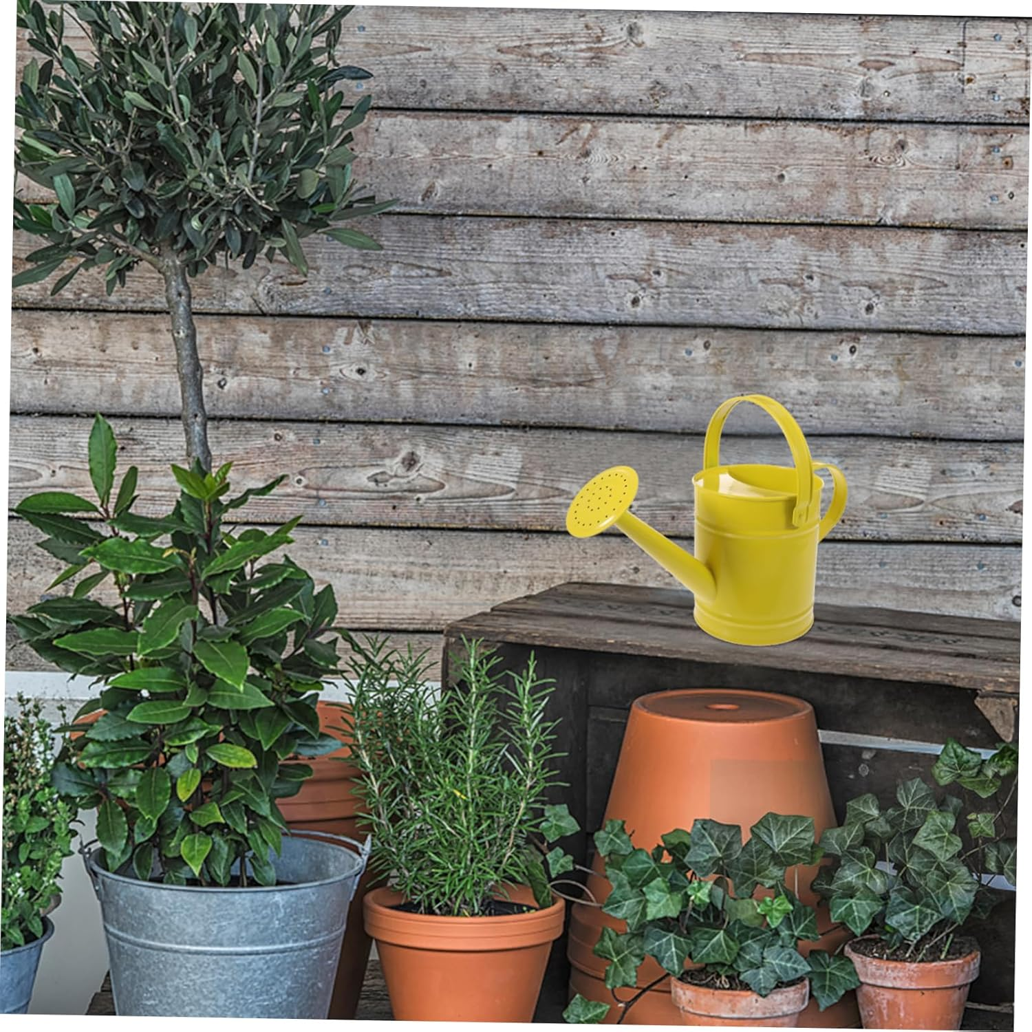 Garden Sprinkler Can Spout Watering Can for Gardening 1.5L Iron Watering Pot with Long Spout and Spill-Free Design for Flowers Grass Indoor Outdoor Use image number 3