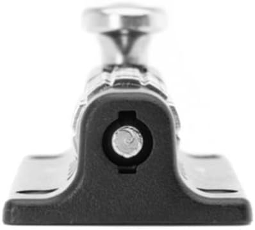 Combination Locking Bolt, Four-Digit Combination Latch Lock Combination Slide Locks Tamper Proof Slide Bolt Security Gate Lock for Door Window Garages(Black) - Black image number 4