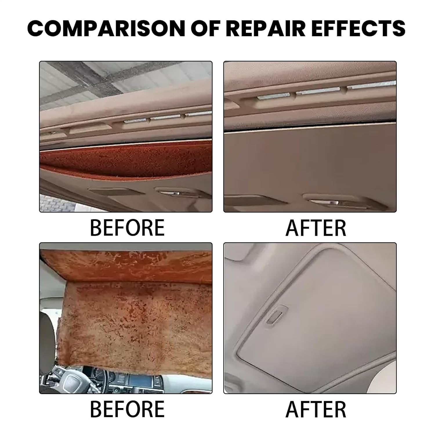 Car Roof Liner Repair Glue - 100G Car Upholstery Glue,Strong Adhesive with Brush, inside Repair for Leather Polyester Sponge Canvas image number 6