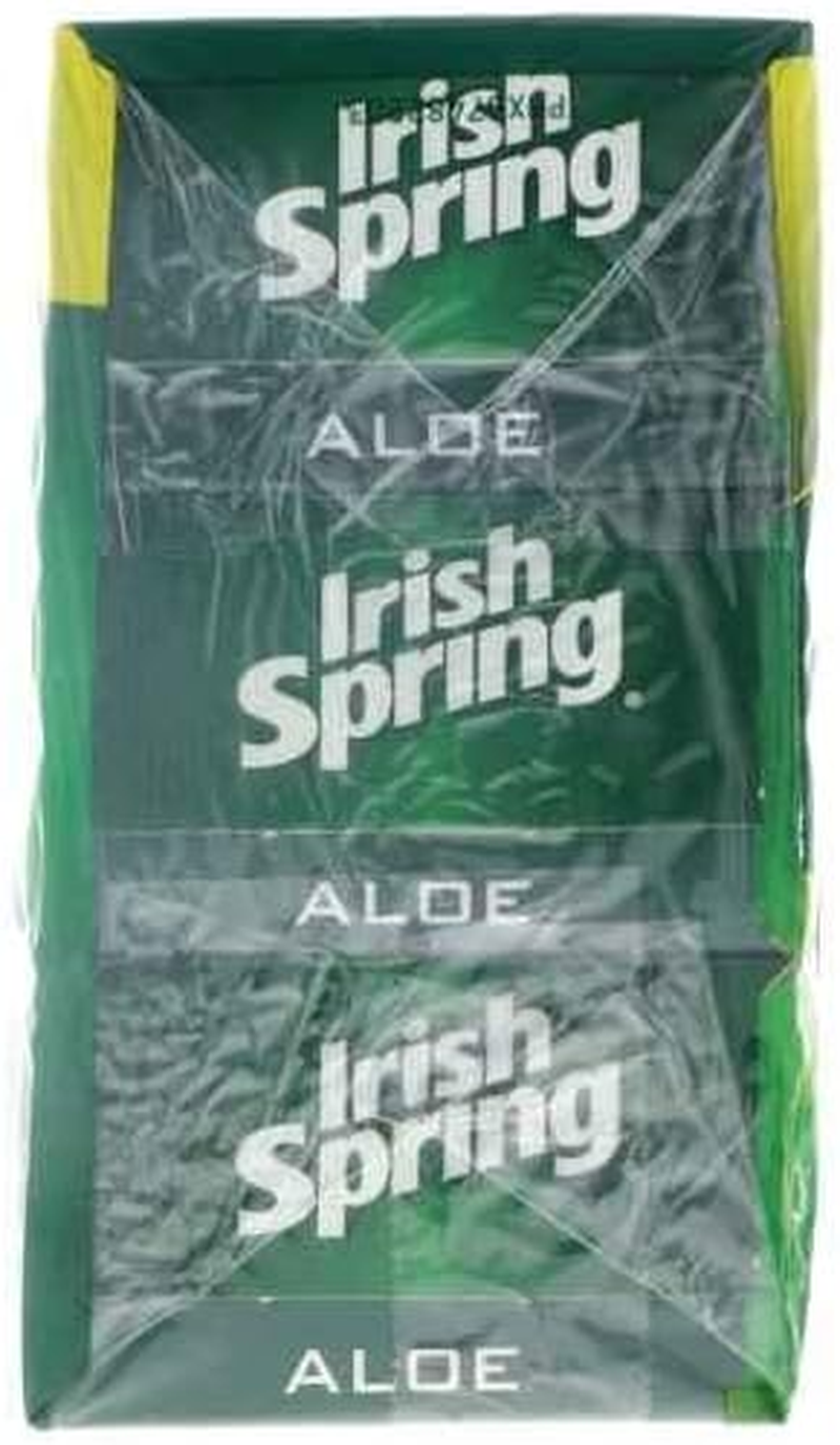 (BARS) Irish Spring ALOE SCENT Bar Soap for Men & Women. 12-HOUR ODOR/DEODORANT PROTECTION! for Healthy Feeling Skin. Great for Hands, Face & Body! (3 Bars, 3.75Oz Each Bar) by Irish Spring image number 6