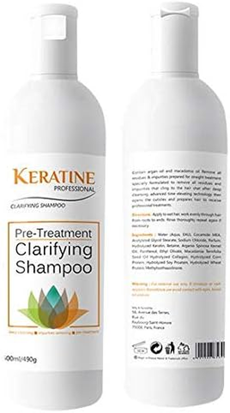Keratine Professional Pre-Treatment Clarifying Shampoo (500 ML) for Professional Use Only image number 1