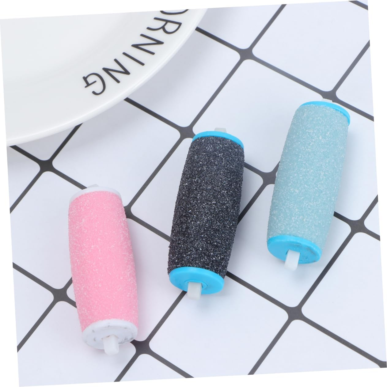 ELAYARD 10Pcs Foot Head Replacement Roller for Pedicure Exfoliating Wheelheads for Dead Skin Cuticles Removal image number 5