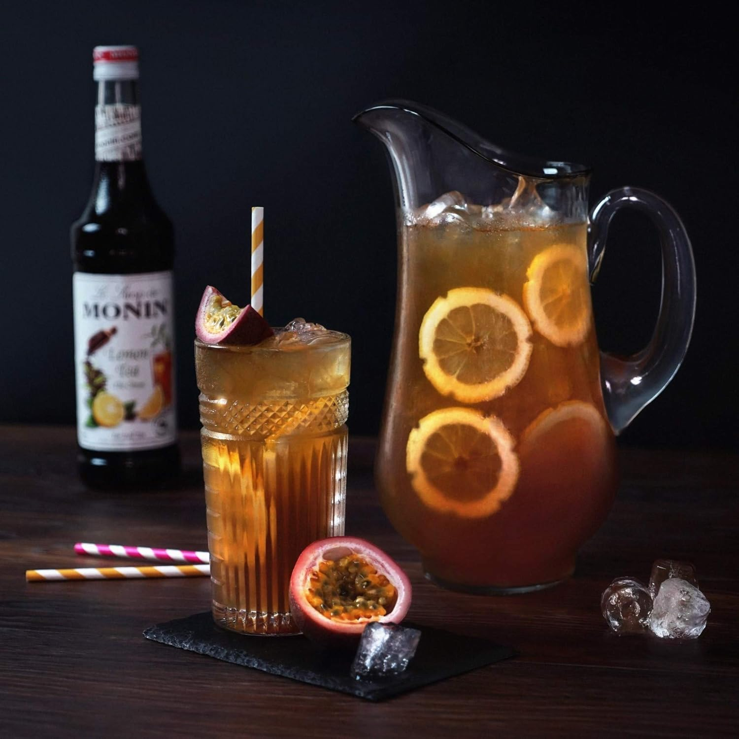 MONIN Lemon Tea Syrup, Balanced Lemon and Tea, Gluten-Free, Vegan, Non-Gmo, 700 Ml, Lemon Tea image number 2