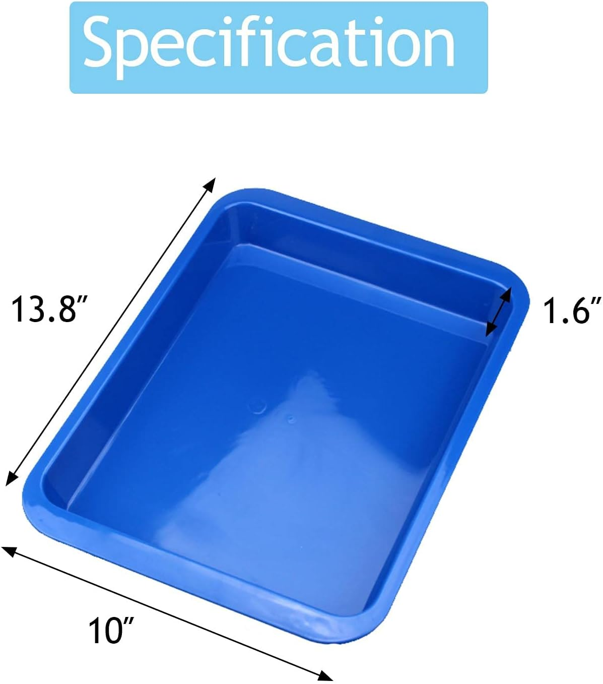 TEYOUYI 3 Pcs Hedgehog Litter Boxes Tray, Plastic Pet Toilet, Small Animal Litter Tray Corner for Guinea Pig Hamster Pig Rabbit Pee (3 Color) image number 5