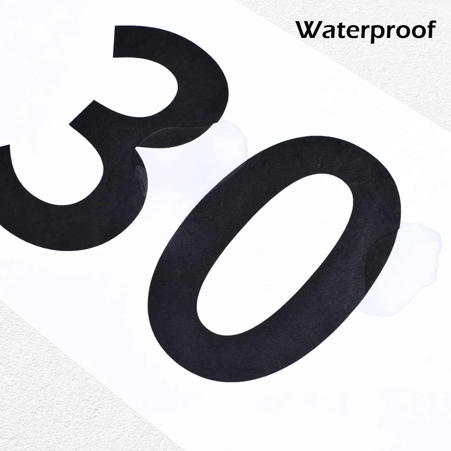 TRIWONDER Tyvek Race Bibs Running Numbers with Safety Pins, Large Numbers 1-500 for Marathon Runners Events Sports Games image number 1