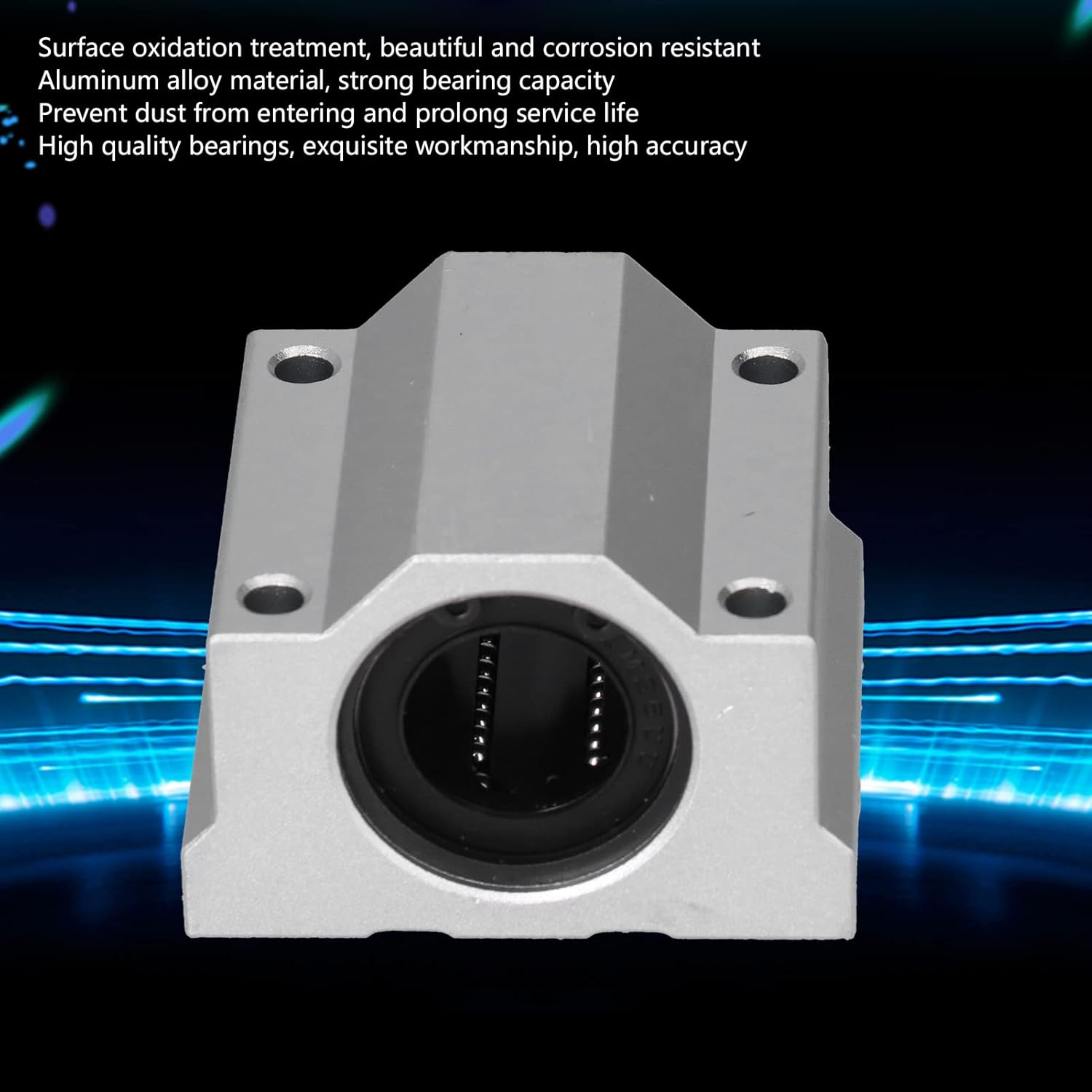 Sorandy SCS25UU Linear Bearing, 25Mm Inner Diameter Slide Block Linear Motion Ball Bearing for Machinery and Equipment image number 6