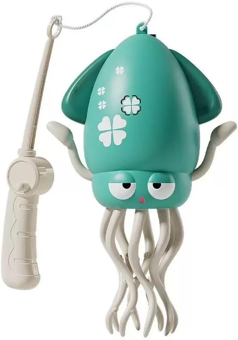 Electric Dancing Octopus Toy, Crawling Octopus Tummy Time Toy with Light and Music, Rechargeable Magic Dancing Music Squid, Electric Crawling Toys for Office Desk Decor (Pink)