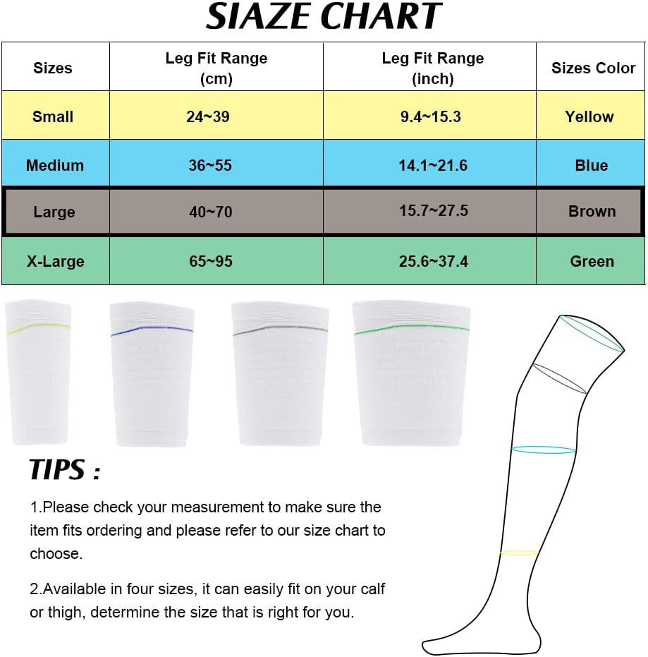 2Pcs Catheter Leg Bag Holder, Foley Leg Bag Sleeve, Fabric Catheter Sleeves Leg Bag Holder, Drainage Bags Calf Holder Strap, Elastic Catheter Sleeve for Legs (L) image number 1