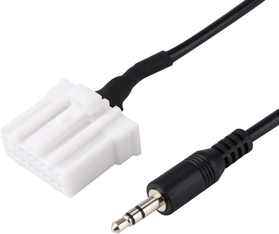 Car Audio Aux Cable Adapter, 3.5Mm Jack CD Interface for Mazda 2 3 5 6 M3 M6 MX5 RX8 2006-2013 image number 4