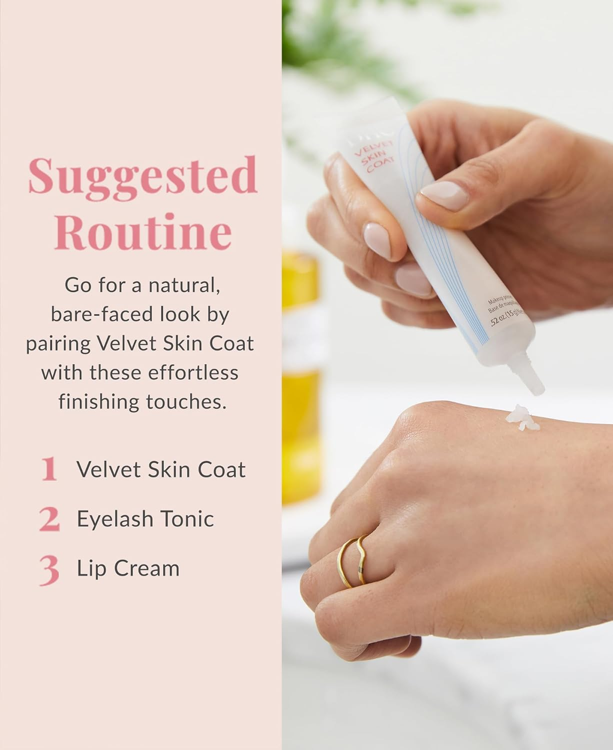 DHC Velvet Skin Coat, Mattifying Makeup Primer, Powder-Gel Formula, Minimizes Look of Pores, Fine Lines, and Imperfections, All Skin Types, Fragrance and Colorant Free, 0.52 Oz. Net Wt image number 2