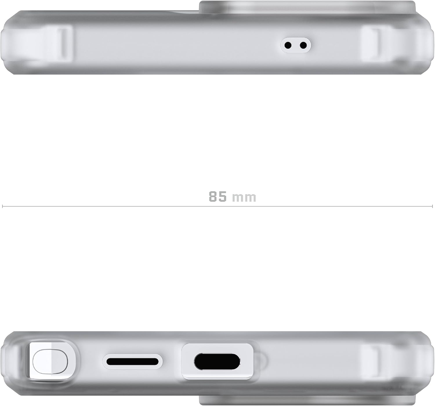 Ghostek Covert S25 Ultra Clear Case Magsafe Compatible with Magnetic Ring, Slim Thin Shockproof Phone Cover Designed for 2025 Samsung Galaxy S25Ultra (6.9") (Clear Matte) image number 4