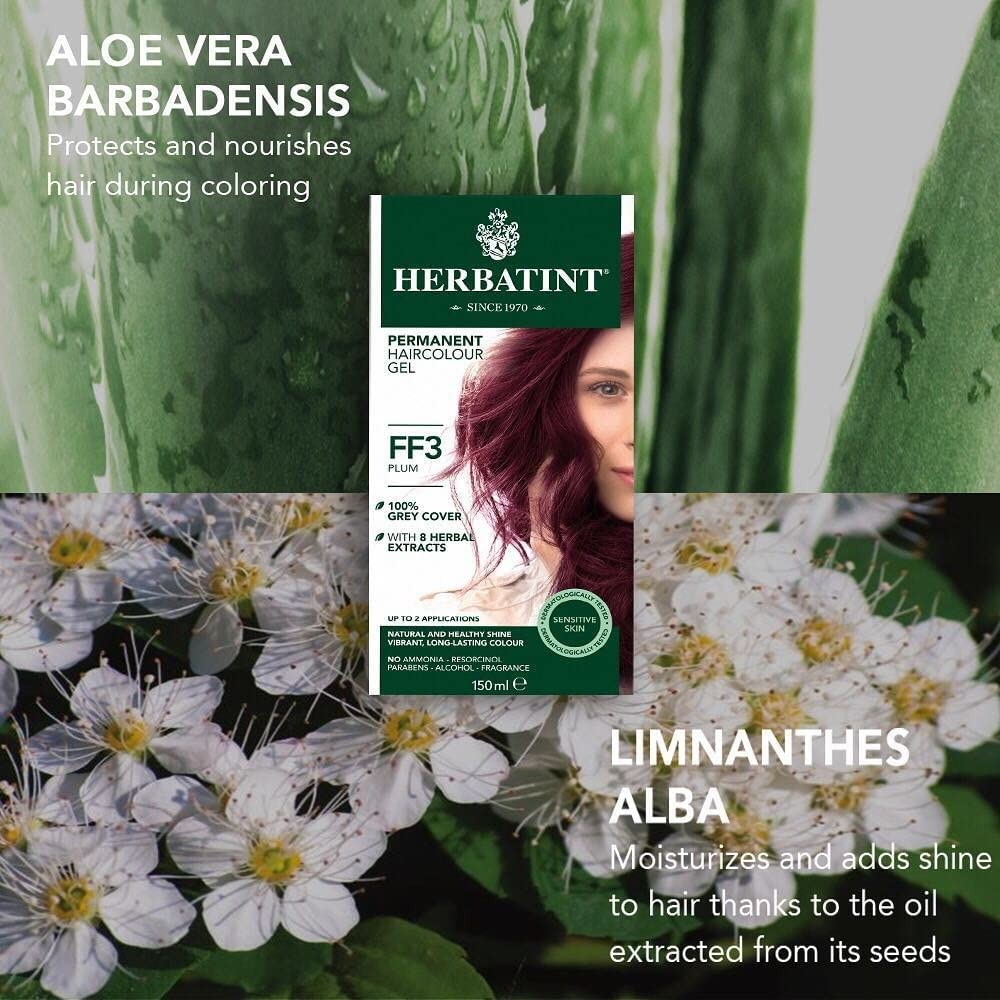 Herbatint-Permanent Haircolour Gel 2N Brown 150Ml image number 2