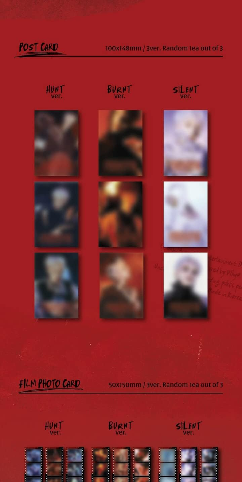 HIGHLIGHT Lee Gikwang PREDATOR 1St Album Hunt Version Cd+1P Folded Poster on Pack+72P Photobook+1Ea Sticker+1P Photo Postcard+1P Film Photocard+1P Photocard+Tracking Sealed image number 5