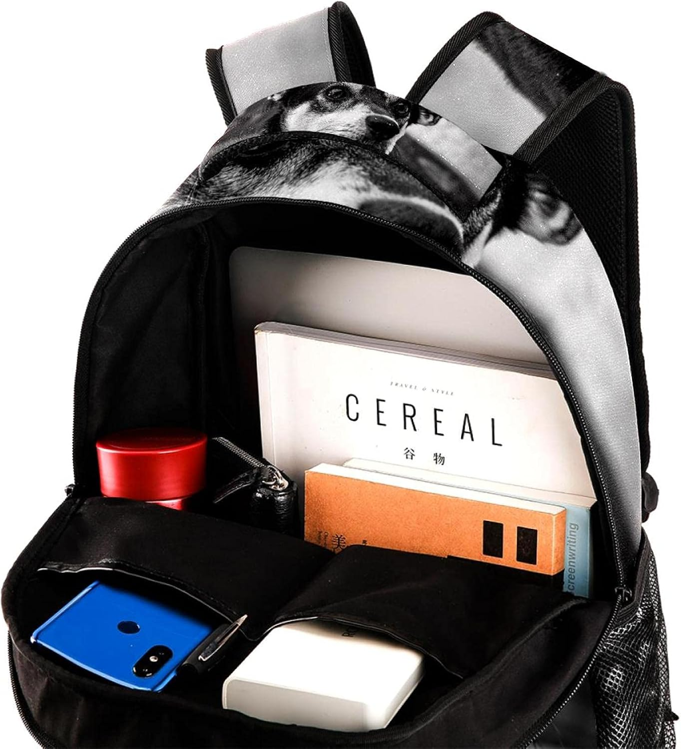 Puppy Backpack Students Shoulder Bags Travel Bag College School Tote Backpacks image number 1