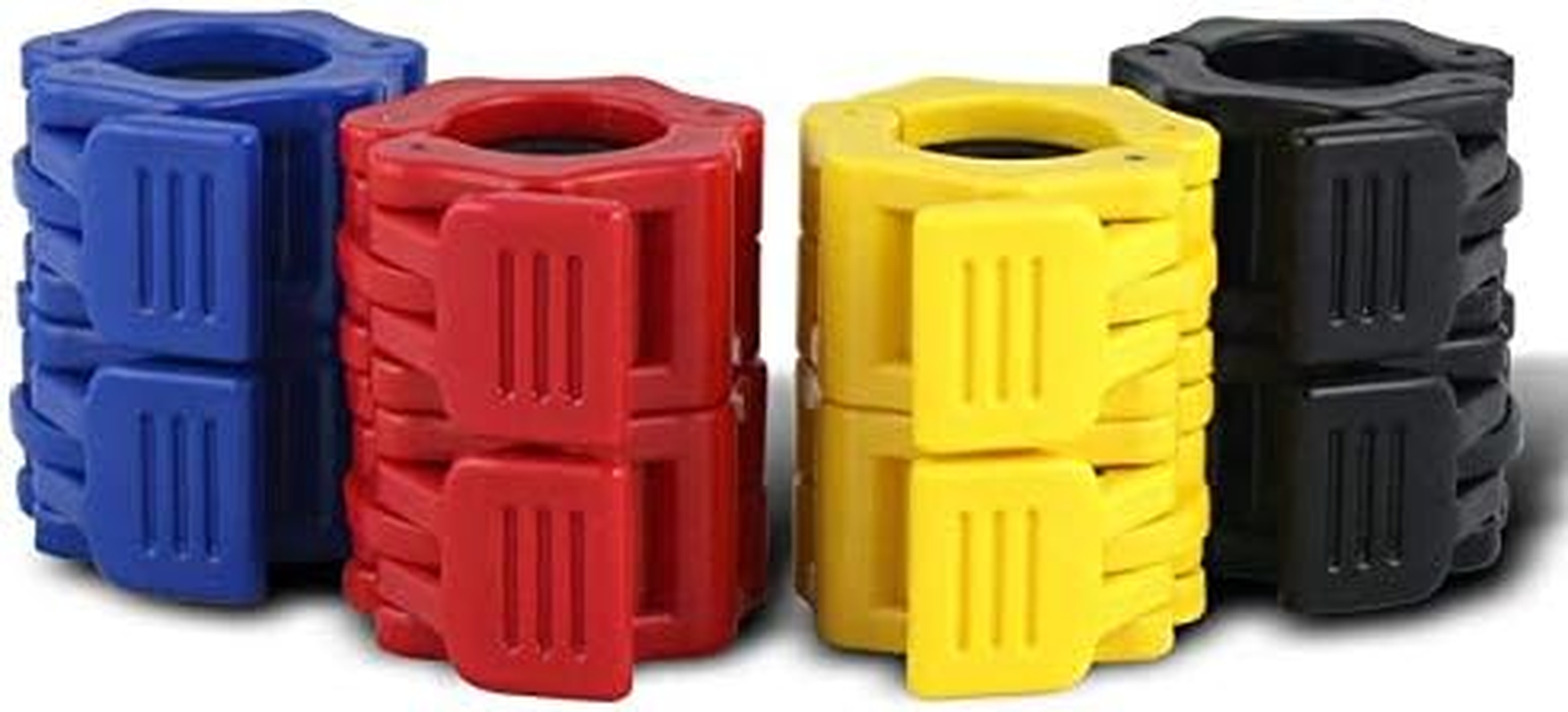 Standard Bar Collars Quick Release Barbell Clamps 1 Inch Safety Weight Plates Clips Pair Collar Clamp Standard Curl Bar Clip Fast Locking Weightlifting,Strength Training/Gym. image number 5