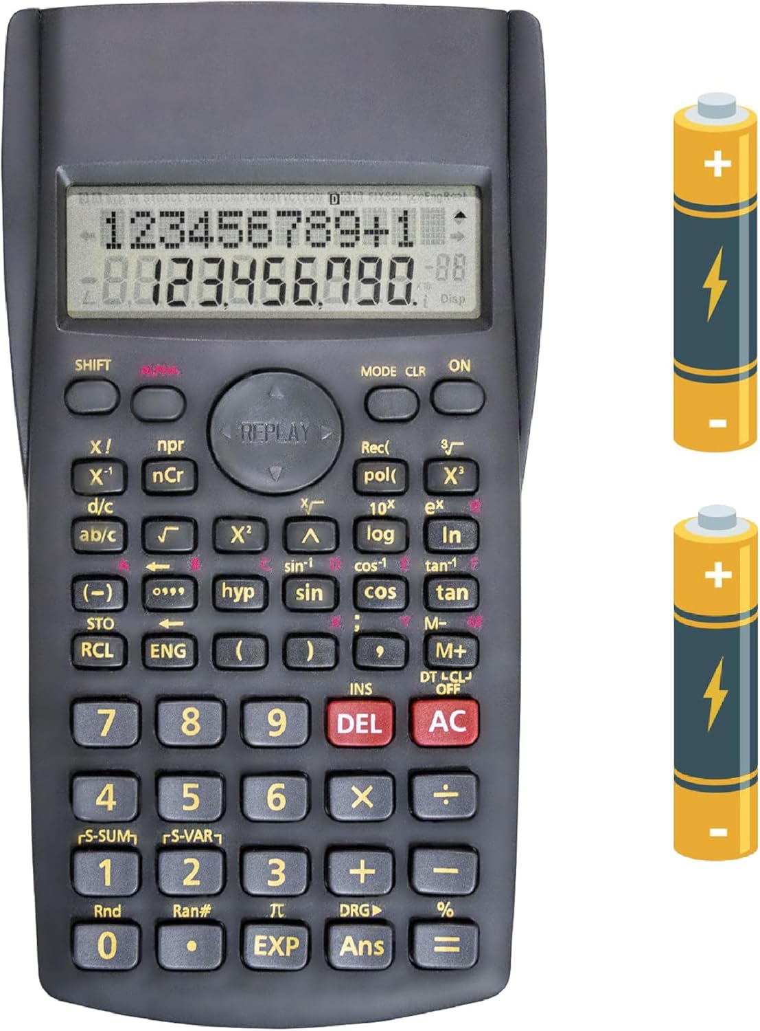 Scientific Calculator 2 Line Multifunction for School Engineering Accounting (YE82MS) image number 5