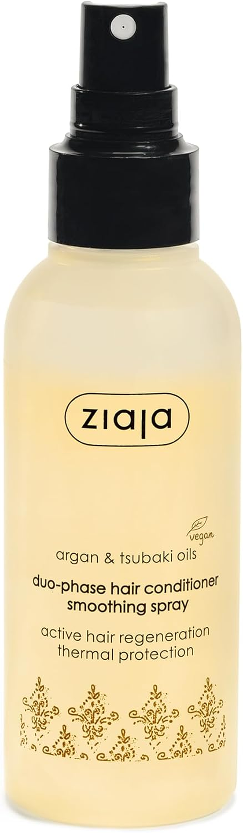Ziaja Argan & Tsubaki Oils Duophase Hair Conditioner Smoothing Spray 125 Ml image number 4