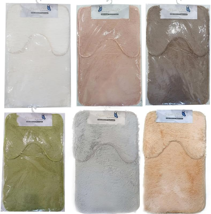 Lylac Floor Mat and Bath Mat 2 Piece Set