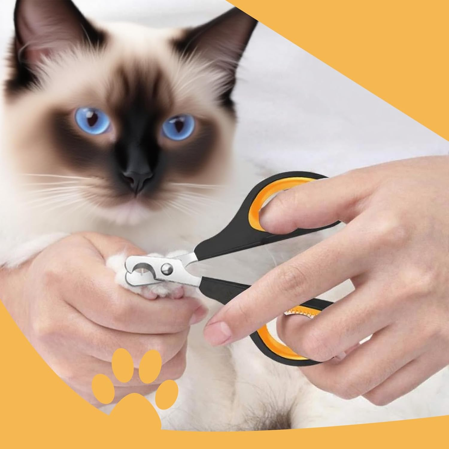 Hrenvaxil Cat & Dog Nail Clippers - Professional Cat Claw Trimmers for Grooming, Suitable for Small Animals like Puppies, Kittens, Birds, Hedgehogs, Ferrets, Rabbits, Hamsters image number 1