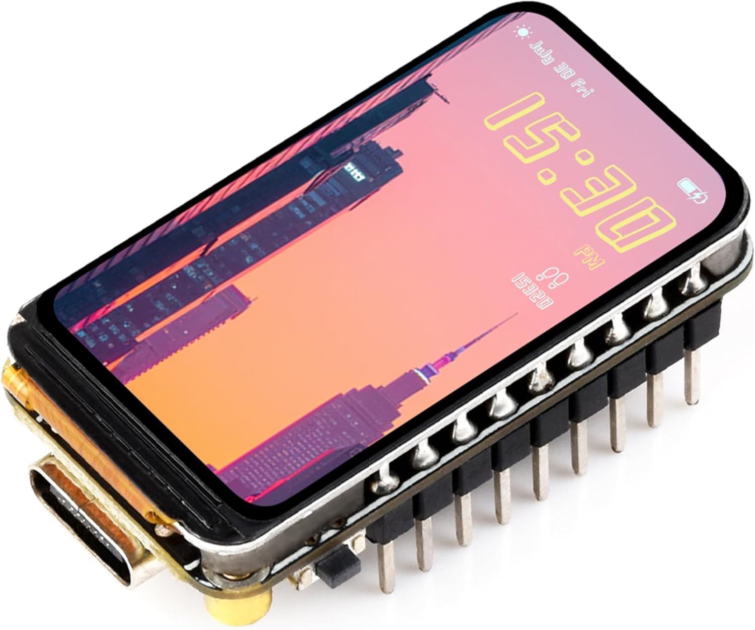 ESP32-S3 1.47Inch LCD IPS Display Development Board, 172X320 Resolution, 262K Display Color, 240Mhz LX7 Dual-Core Processor, Support 2.4Ghz Wi-Fi/Ble 5, ESP32 with Display, with Pre-Soldered Header