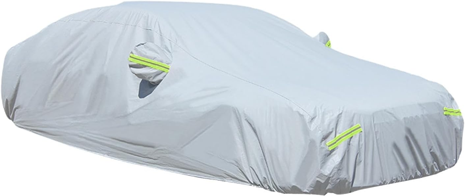 Car Cover, Windproof, Protection, Indoor Outdoor Cover Weatherproof Dustproof Waterproof Full Car Cover for Trucks Sedan Automobiles, M image number 6