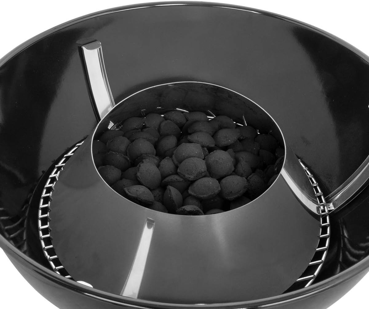 Onlyfire Stainless Steel BBQ Fuel Dome round with Water Sink Charcoal Briquette Box
