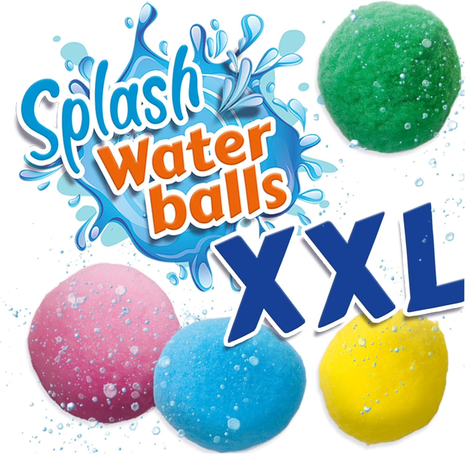 SES Creative 02404 XXL Splash Balls - Extra Large, Reusable Water Balloons - Dip and Throw - Refillable - Environmentally Friendly - for Children from 3 Years image number 4