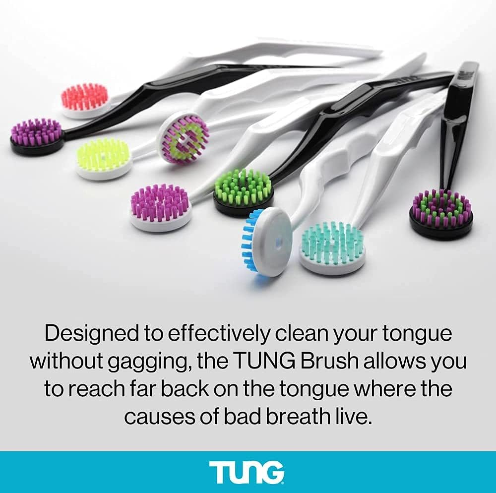 Tung Original Tongue Brush with Tongue Gel 25 G, Made in USA, Removes Bacteria on the Tongue That Cause Bad Breath image number 5