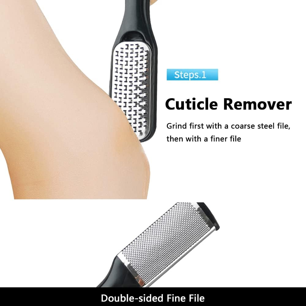 Professional Nail Clipper Nail Cutter Manicure Pedicure Kit - Podiatry Instruments Grooming Kit - Set of 23 Pieces image number 6