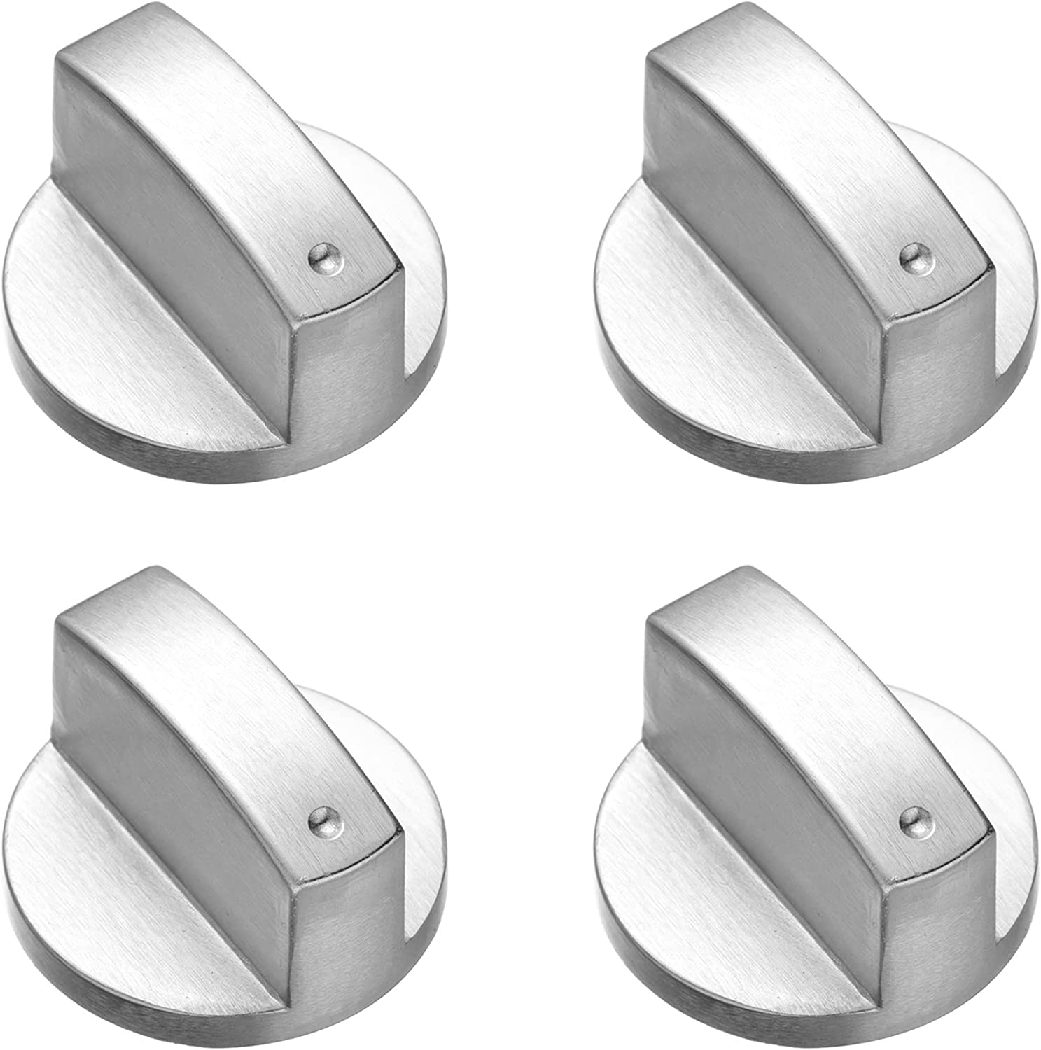 4 Pack 6Mm D-Shaped Stove Control Knobs 4 Cm Stainless Steel Replacement Compatible with 6Mm D-Shaped Stove Oven,Stove,Range image number 3