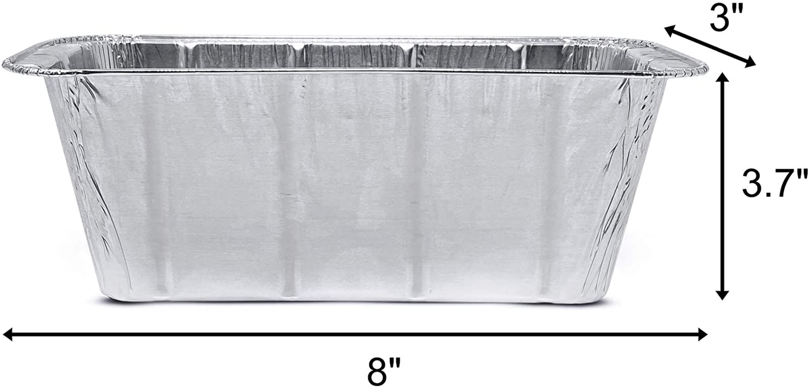 Fig & Leaf (30 Pack) Blackstone Grills Compatible Drip Pans for 36 and 28 Inch Griddle L Size 8" X 3.7" X 3" L Rear Grease Cup Liners L 28 Gauge Disposable Aluminum Foil image number 5