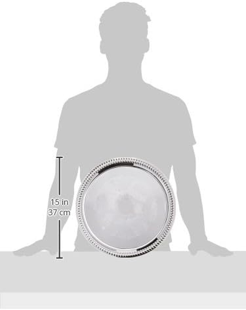 Winco CMT-14 round Tray, 14-Inch, Chrome,Medium