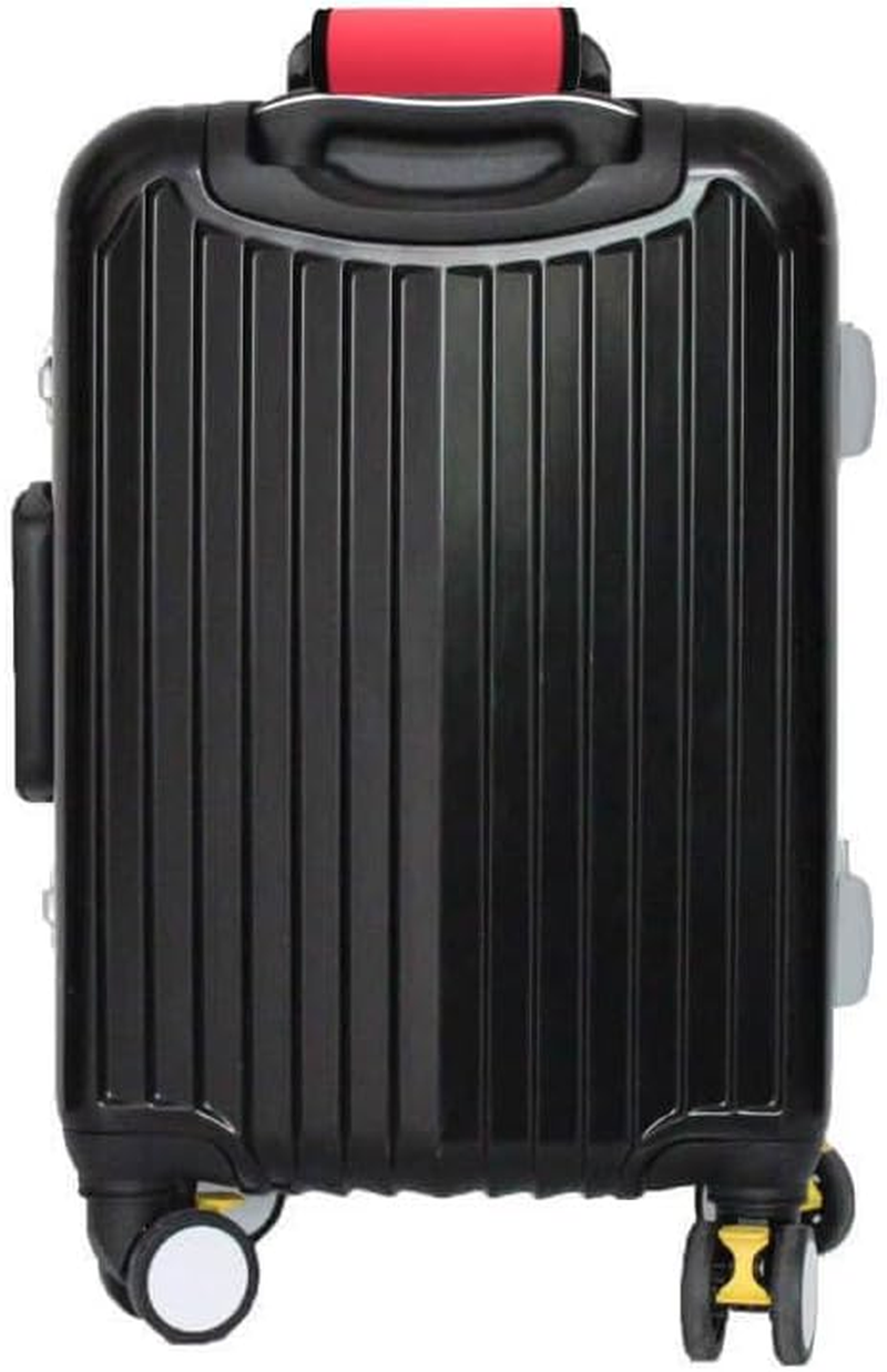 Gowraps Neoprene Luggage Handle Wraps for Traveling Bright Color Luggage Tags|Handle Wraps|Handle Covers (Tomato) image number 1