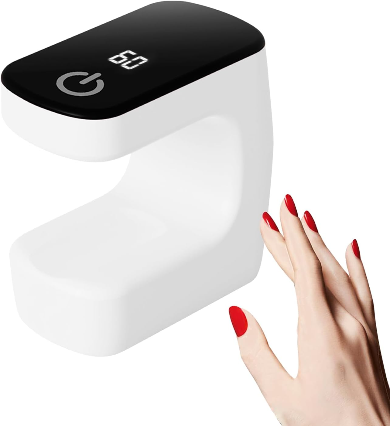 UV Light for Gel Nails - Mini Nail Polish Lamp - Mini Manicure Curing Light for Workshop Activities Girls Beauty Lovers Busy Professionals Enthusiasts Salon Ladies Home Travel