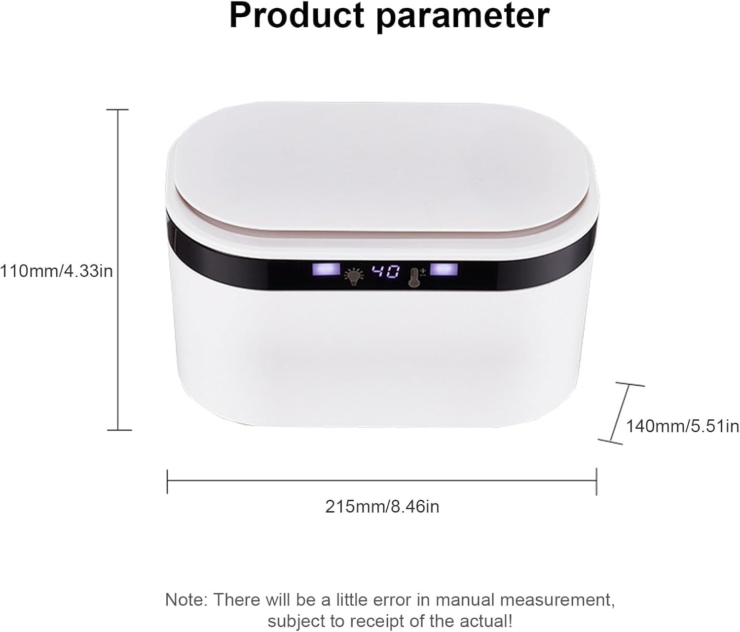 Nappy Wipe Warmers with Adjustable Night Light,Large Capacity 120 Wipes at Once Top-Heating Design 3 Temperature Settings Wet Wipes Dispenser Warmers image number 2