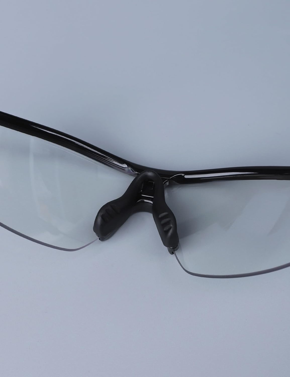 OWORK 3 Pairs Ultra Soft Silicone Sunglass Nose Pads for Oakley Radar Path/Radar Pitch/Radar Range/Radar Xl/Radar Edge OO9184, Push-In Anti-Slip Glasses Nose Piece Replacement Kit Black image number 3