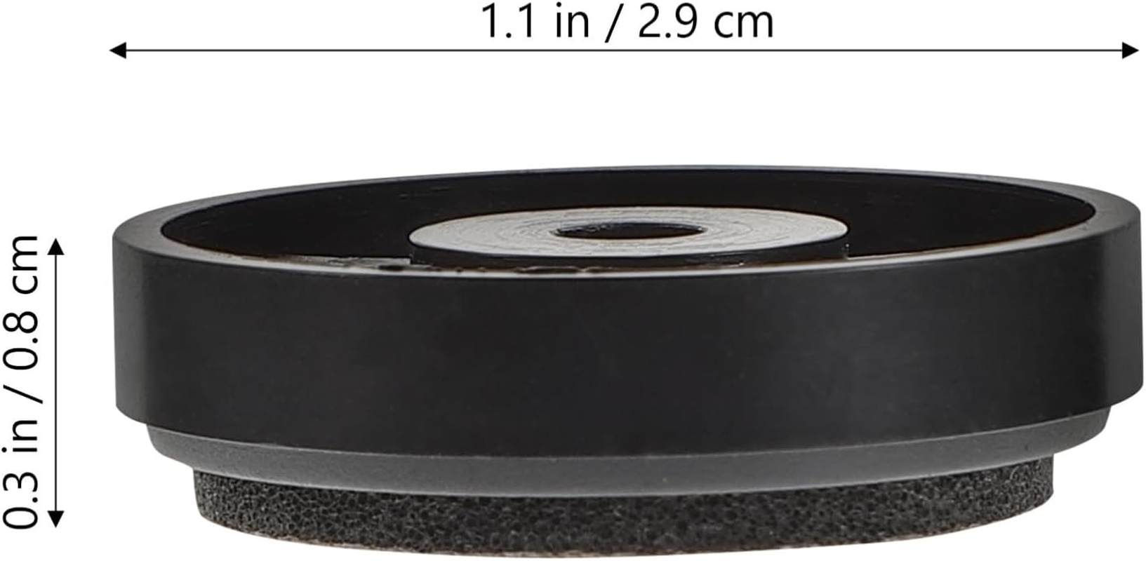 HOMOCONO 10Pcs Speaker Isolation Pads and Feet Set, 30X8Mm Shockproof Sponge Feet for Subwoofer and Turntable, Anti-Vibration Audio Stand Accessories for Hifi Home Theater Equipment image number 6