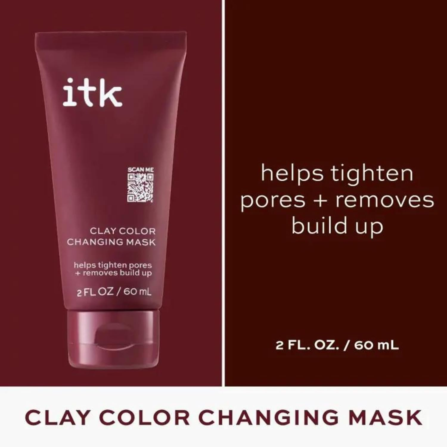 Clay Color Changing Mask by ITK for Unisex - 2 Oz Mask image number 3