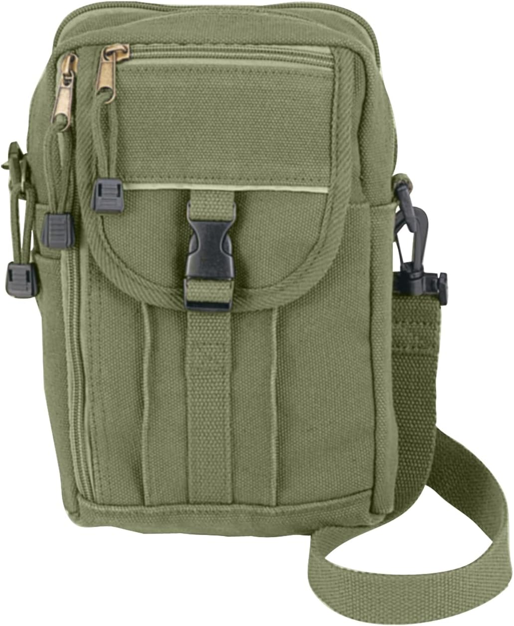 Rothco Heavyweight Canvas Classic Passport Travel Pouch Crossbody Bag
