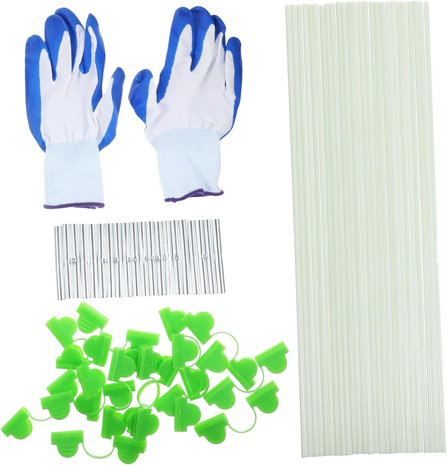 Greenhouse Hoops Grow Tunnel Garden Hoops for Supporting Planting Tunnel Gardening Arched Hook Flower Support Outdoor Shed image number 6