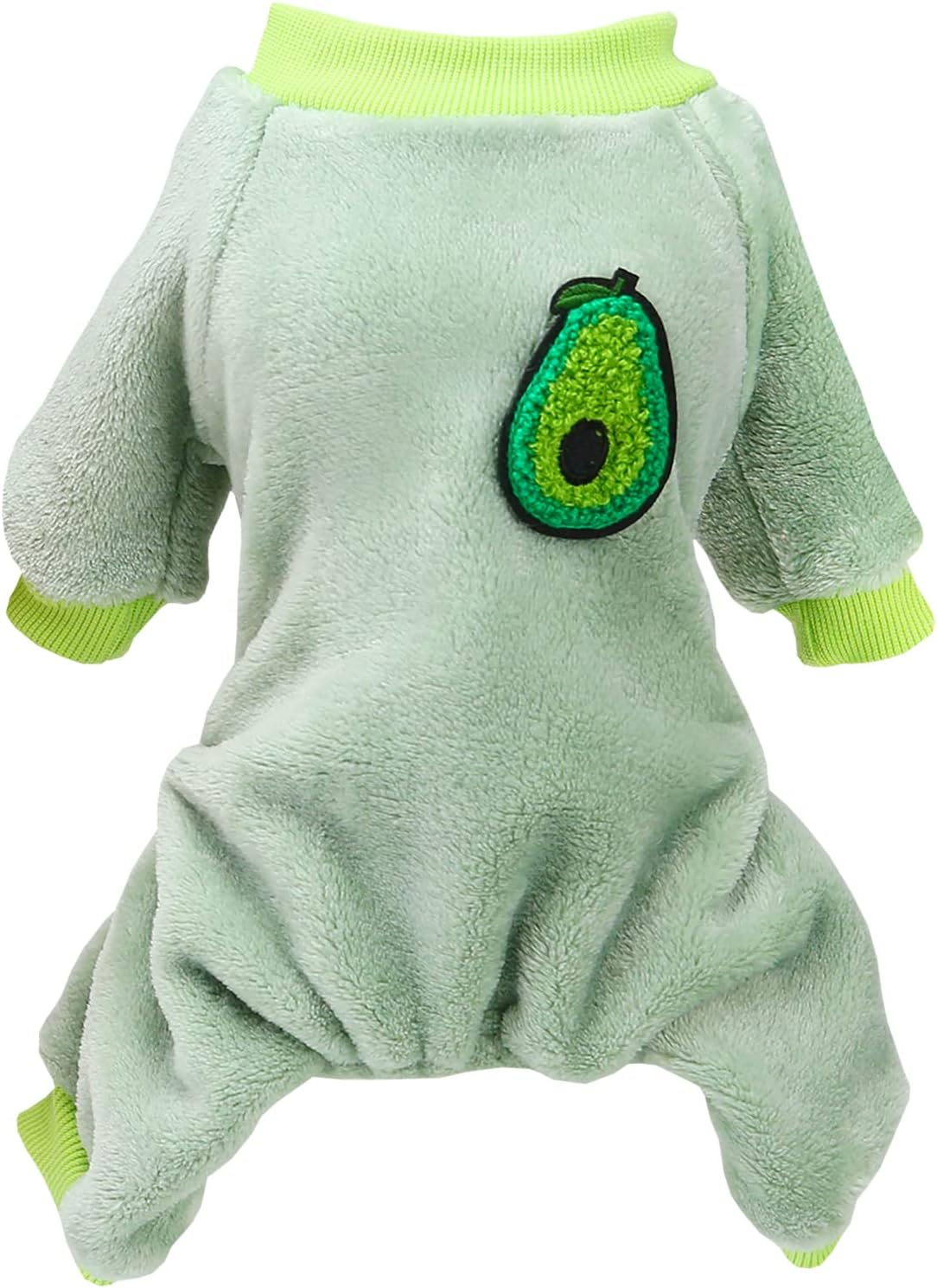 Izefia Dog Sweater Dog Clothes Fleece Dog Woolen Sweater Winter Warm Sweat Shirt 4 Legs Jumpsuit Pajamas Fruit Simple Sweater for Small Dog Medium Dog Cat Purple XXL