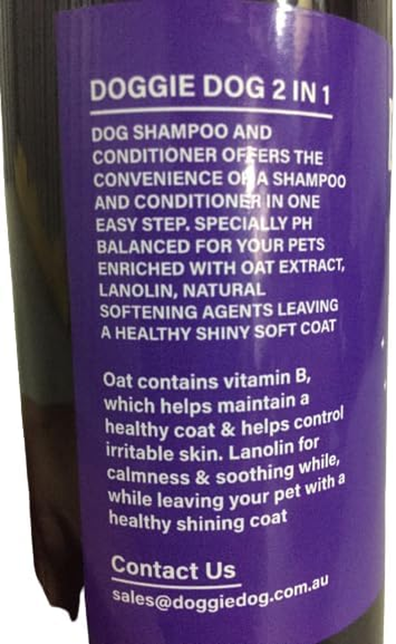 Oat & Lanolin 2 in 1 Pet Shampoo Conditioner Gentle Formula Great for Puppy Sensitive Skin 500Ml image number 1